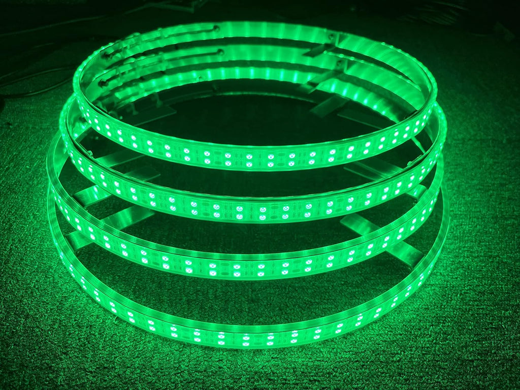 15.5" IP68 Green LED Wheel Rim Lights for Truck S6900