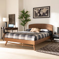 Walnut Brown Full Platform Bed D388396