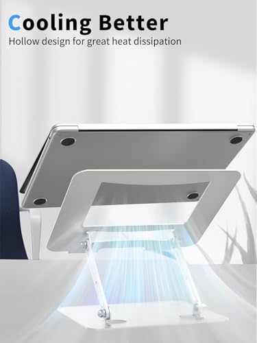 Black Adjustable Metal Laptop Stand Q5430