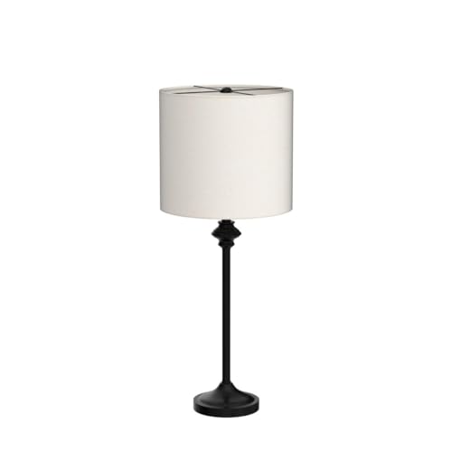 Set of 2 Black Metal Table Lamps V8575