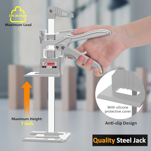 Labor Saving Arm Jack 2 Pcs Height Adjustment Lifting Device with Portable Bag R700119