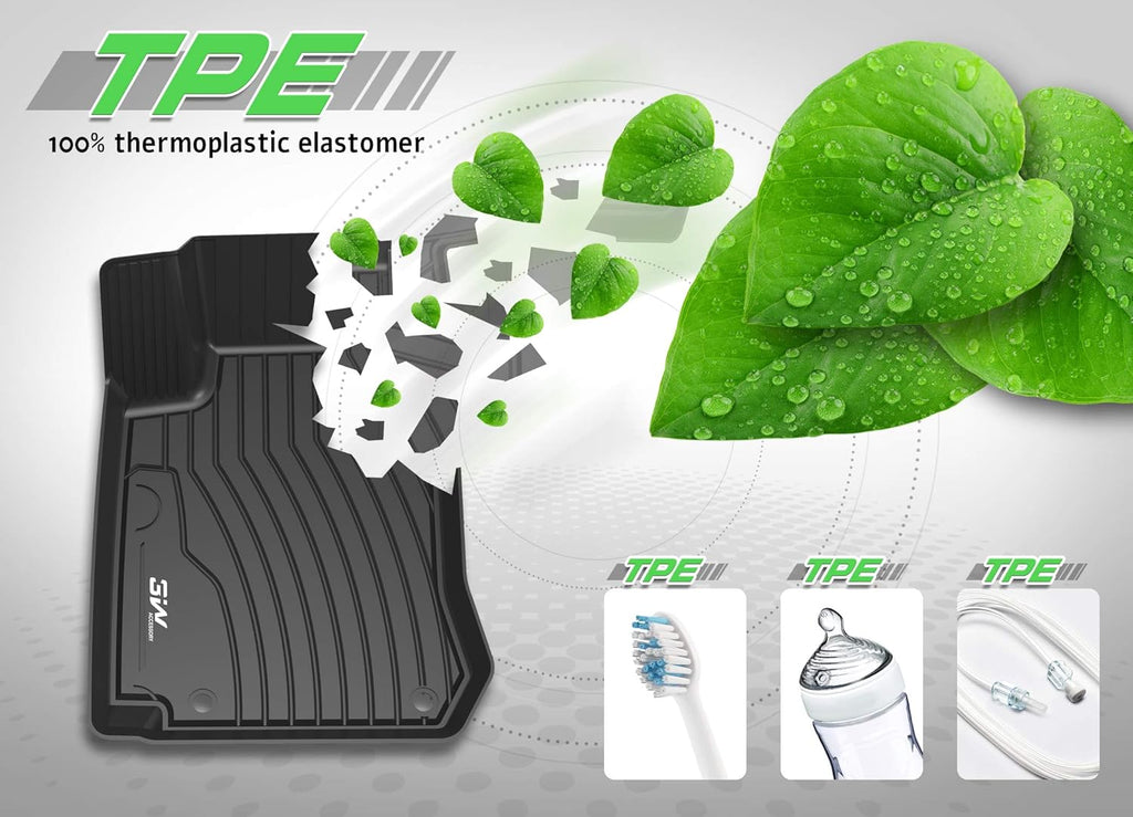 Black Heavy Duty All Weather Cargo Liner Trunk Mat Z4313