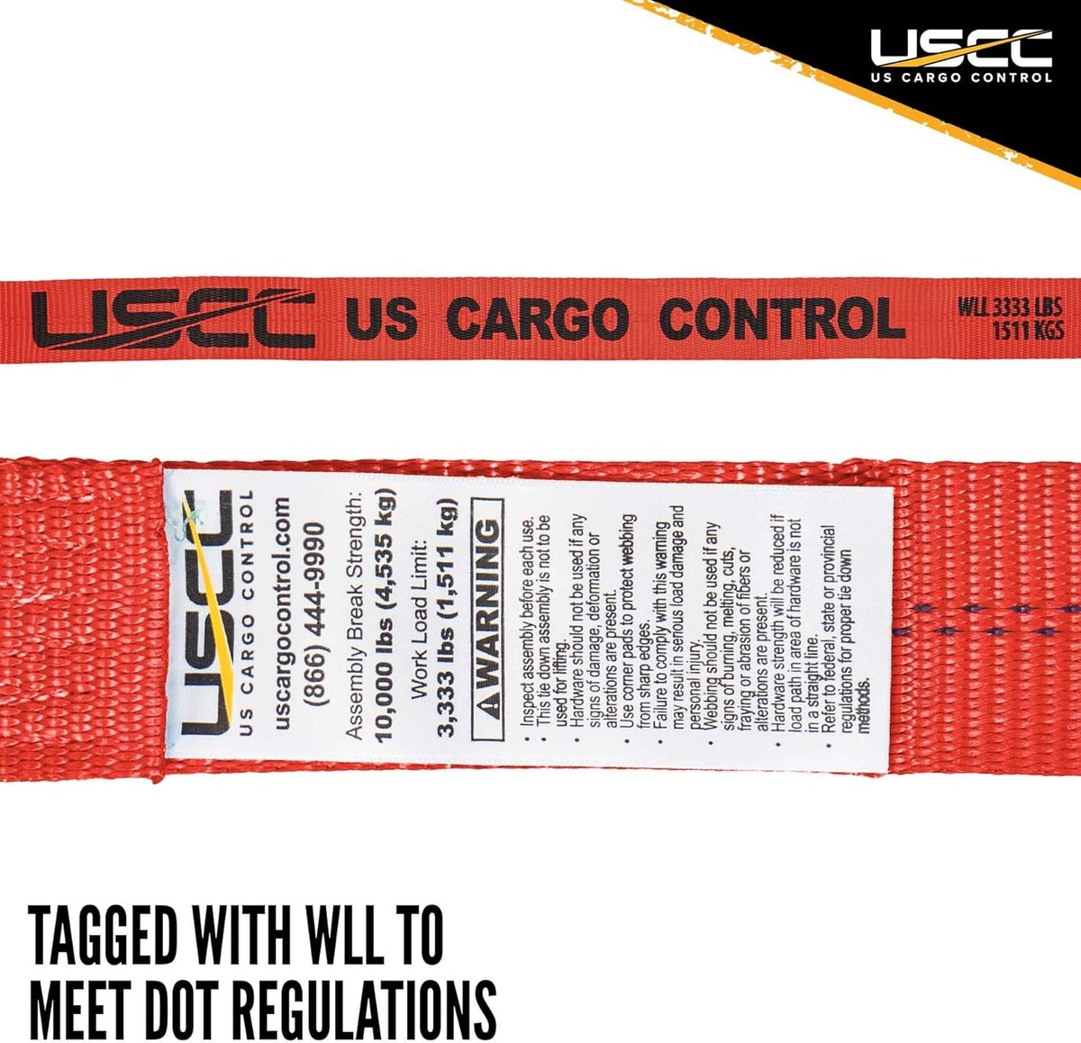 2 Inch x 27 Foot Red Ratchet Straps with Double J Hooks, 4 Pack G503