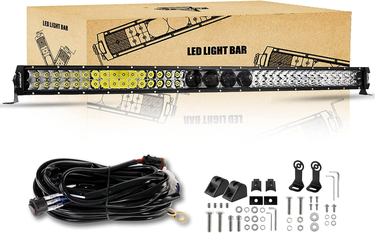 42 Inch 256W Dual Row LED Light Bar with Wiring Harness O91512