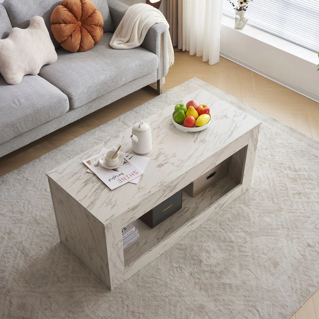 Coffee Table with Storage and Drawers W1586