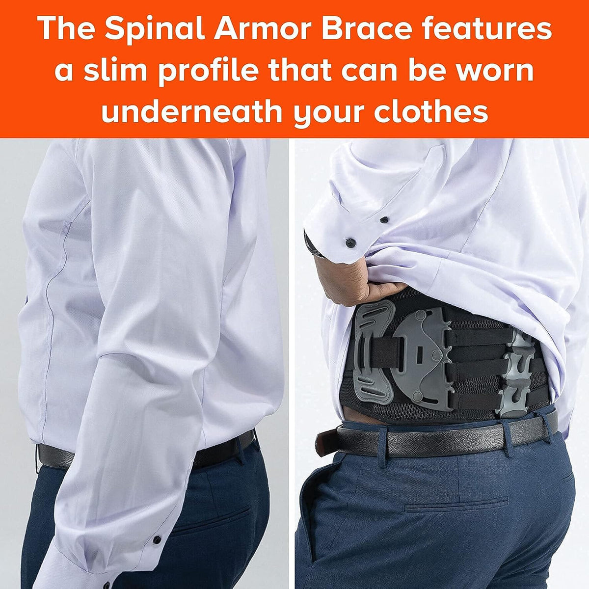 Breathable Adjustable Lumbar Support Back Brace S550646
