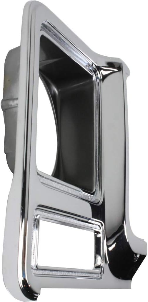 Chrome & Painted Dark Argent Headlight Door for Chevy C10 C20 C30 1979 1980 Passenger Side Pack of 2 T1105