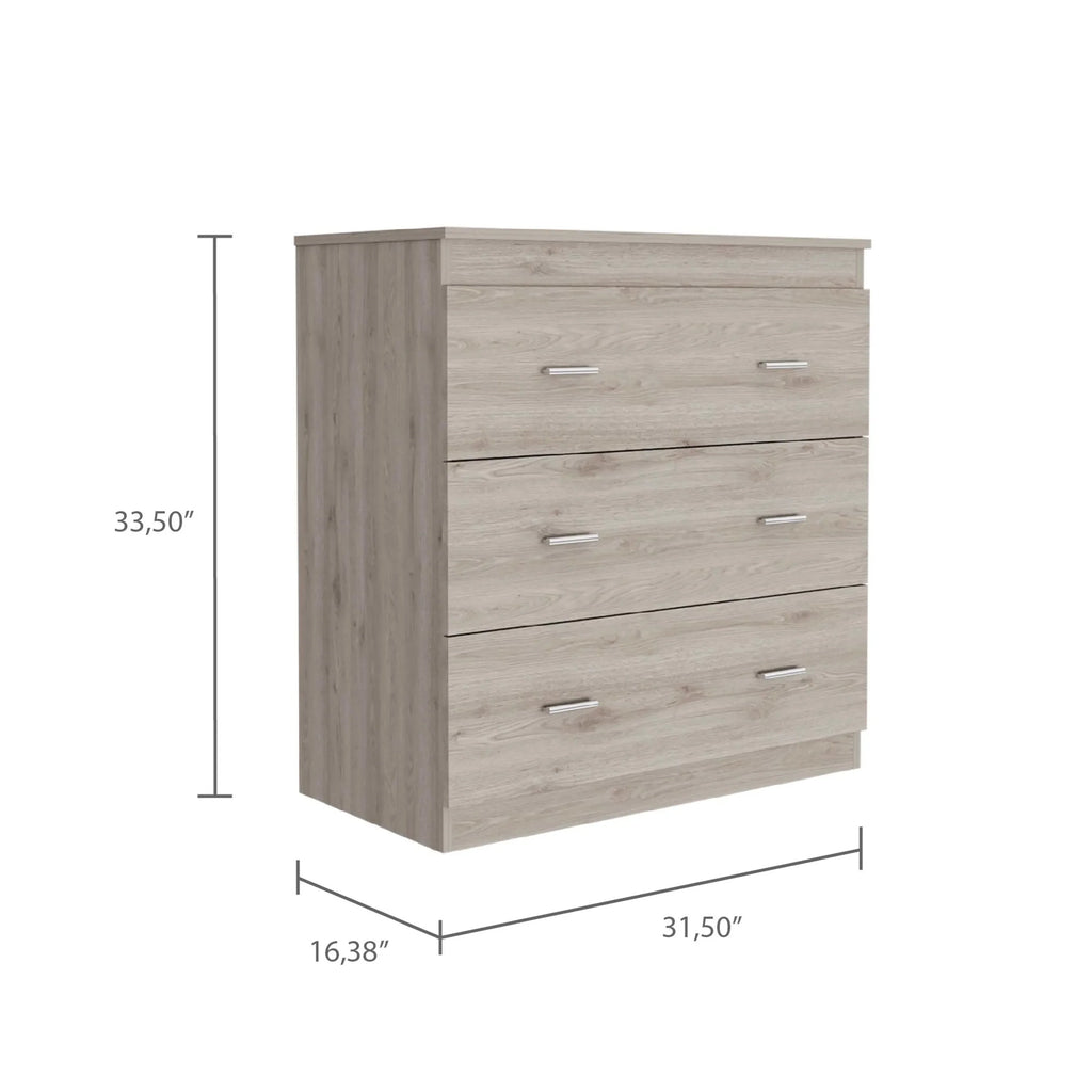 Light Grey Manufactured Wood Dresser K605