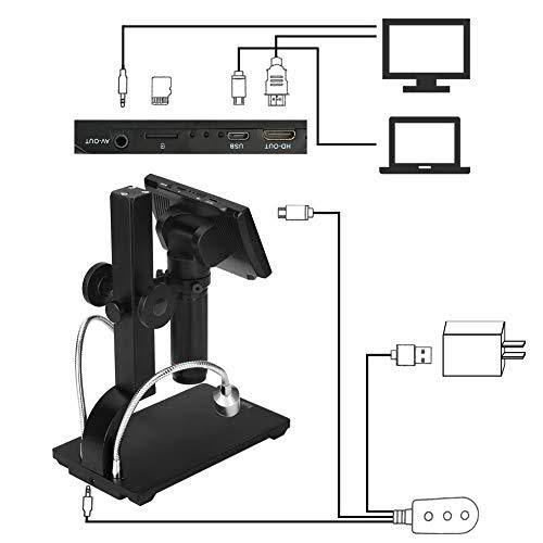 5 inch LCD 1080p Digital Microscope with Adjustable Stand V83076