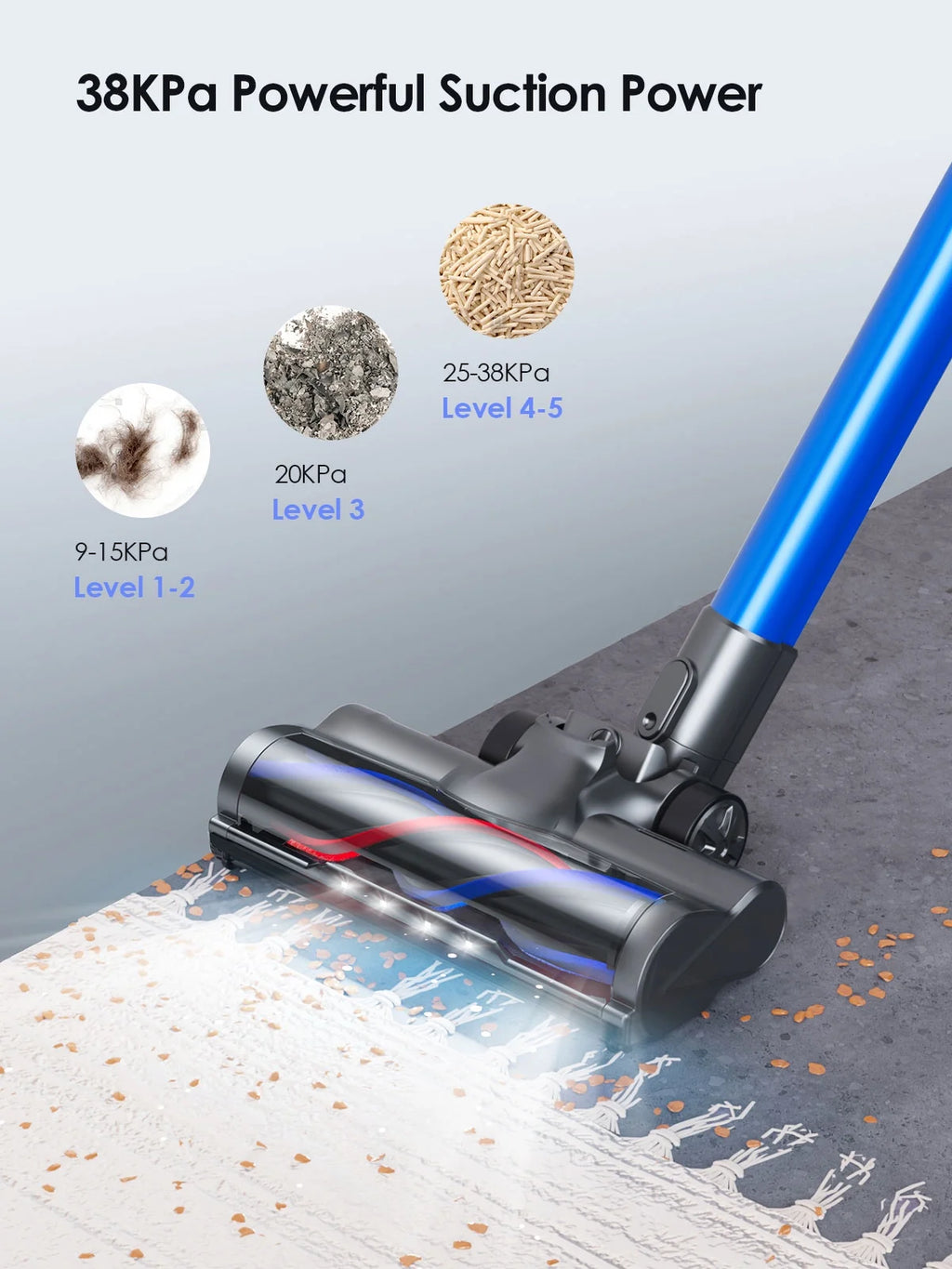 Cordless Stick Vacuum Cleaner Lightweight P6392
