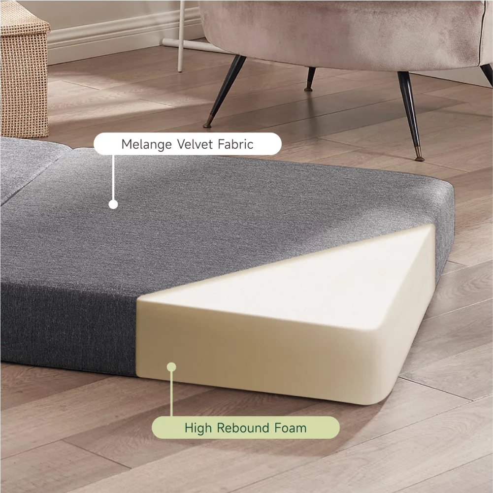 Adjustable Memory Foam Folding Sofa Bed D23433