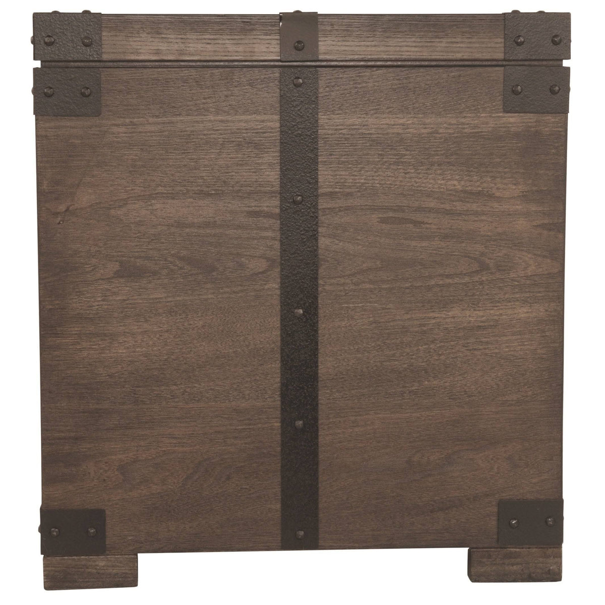 Grayish Brown Square End Table L55415