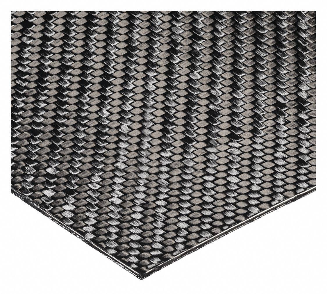 Black Carbon Fiber Sheet Stock 24x22 L, 12x22 W, 0.063x22 I7805