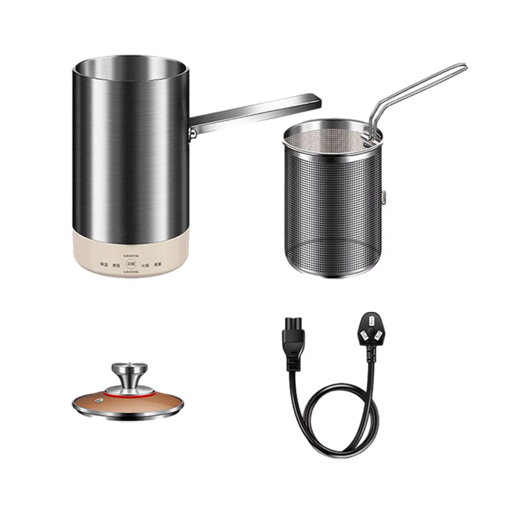 Electric Deep Fryer Pot with Lid and Hook I37893