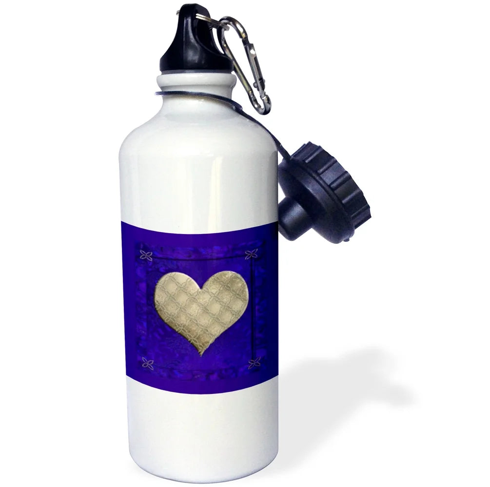 Purple 21 oz Sports Water Bottle H577