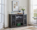 Mahogany Bar Cabinet with Two Wire Mesh Doors K84927
