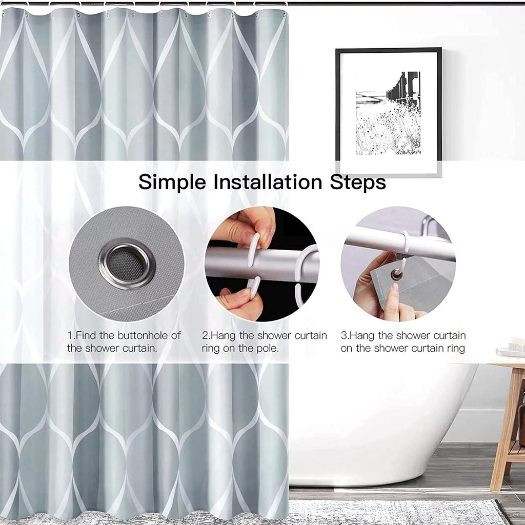 Humidifier Shower Curtain 66x72 inch F3738