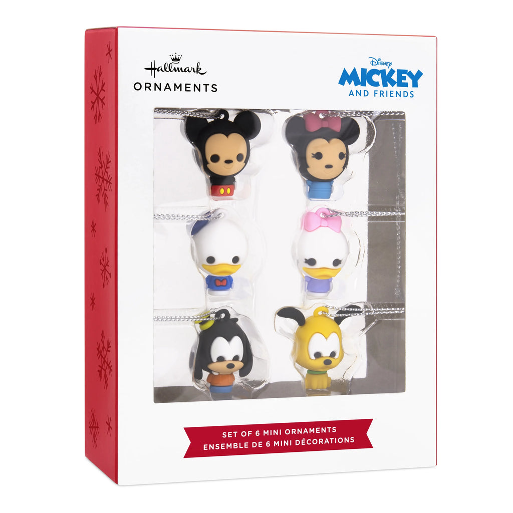 Disney Mickey Mouse and Friends Miniature Ornaments, Set of 6 P577833