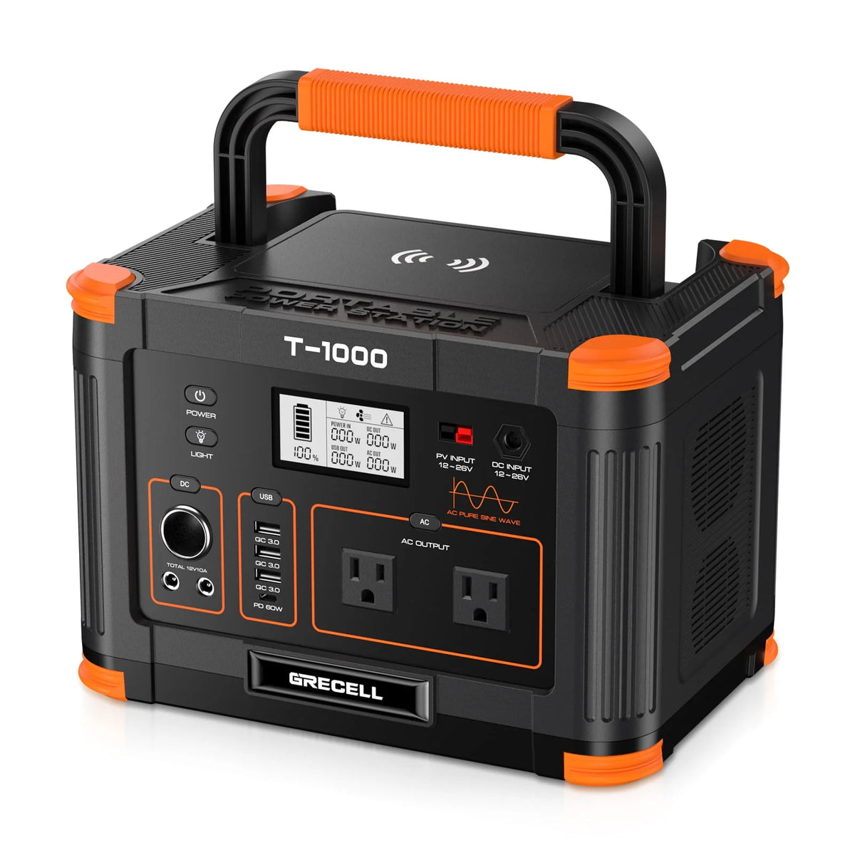 1000W 999Wh Portable Power Station M9568
