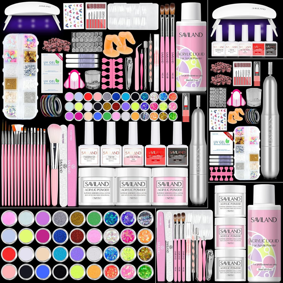 Acrylic Nail Kit with Drill E76760