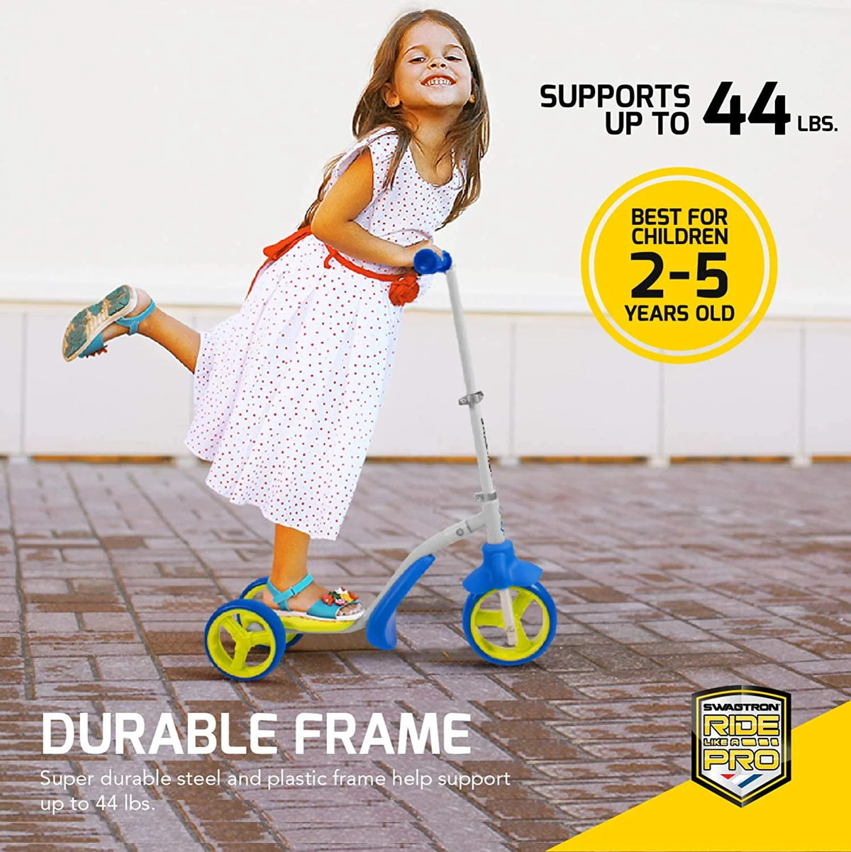 3 Wheel Scooter & Balance Trike 2-in-1 Adjustable W7728