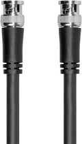 25 Feet Black RG6 BNC Cable F7727