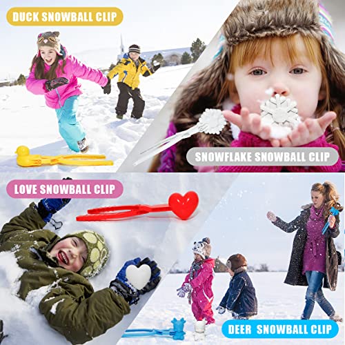 4PCS Large Size Snowball Maker Tool with Handle I91855