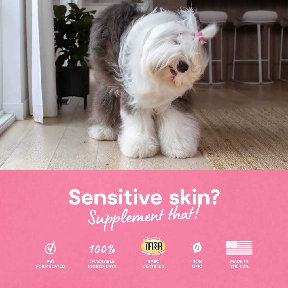 Skin & Coat Supplement Chews for Dogs J447403
