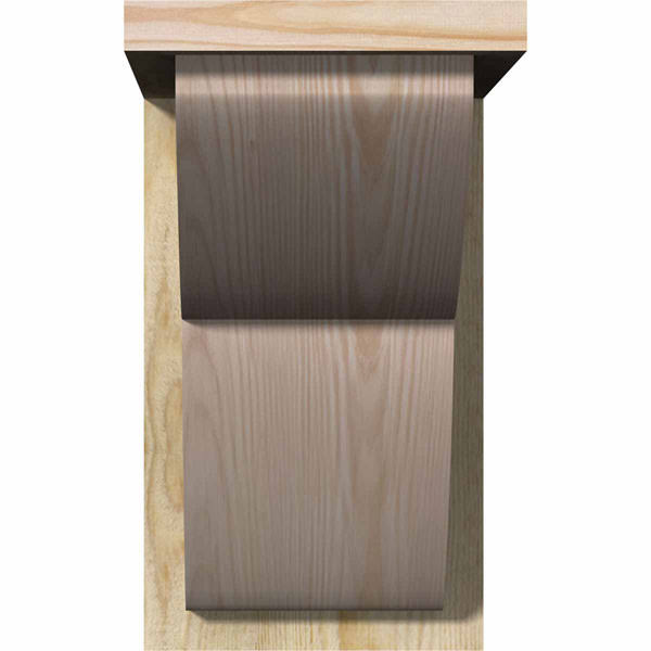 Rough Sawn Corbel with Backplate, Douglas Fir C24845