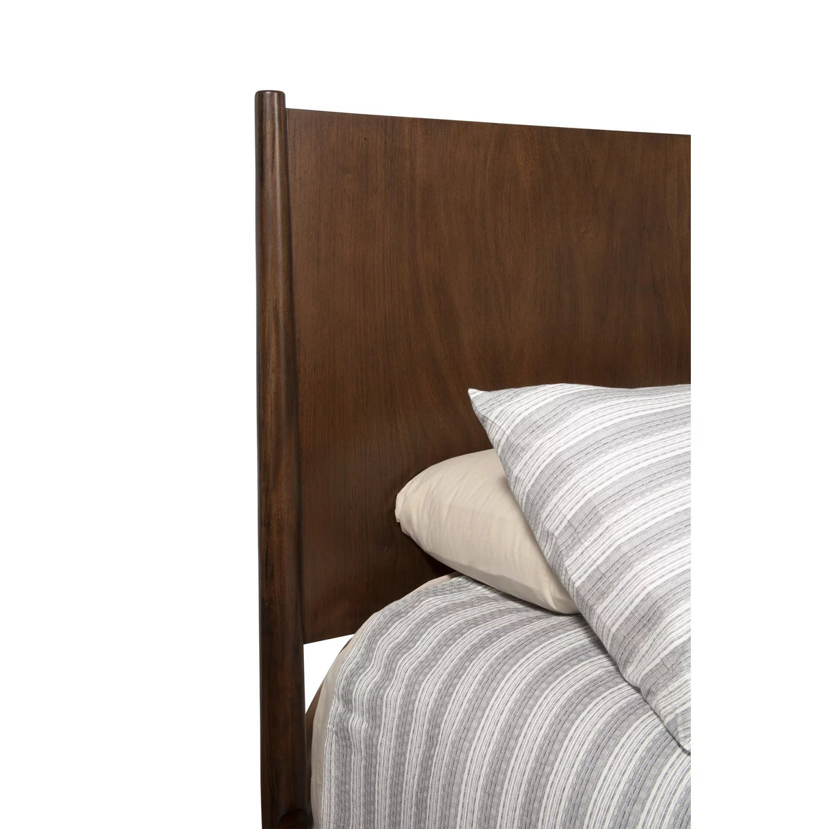 Gray Wood Full Size Panel Bed X306748
