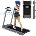 Folding Treadmill with Incline 3.5HP 8.5MPH Foldable Compact Electric Treadmill V184