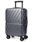 Black 20 inch Polycarbonate Hardside Carry On Luggage M9943