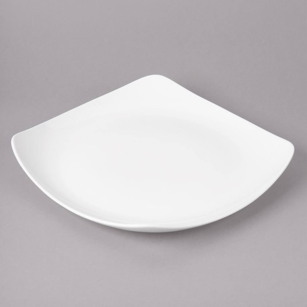 White Porcelain Dinner Plate X83523