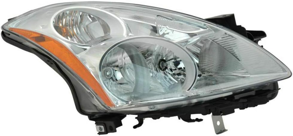 Headlight Assembly for Nissan Altima 2010 2011 2012 Passenger Side Halogen F657