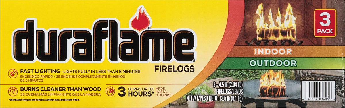 4.5lb Firelog 3 Pack T8988