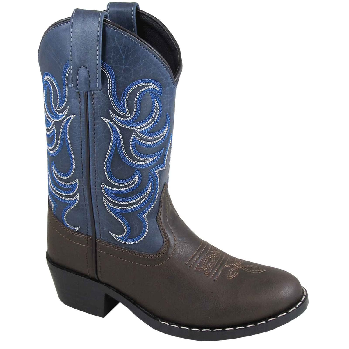 Youth Western Boot Brown/Navy B40221