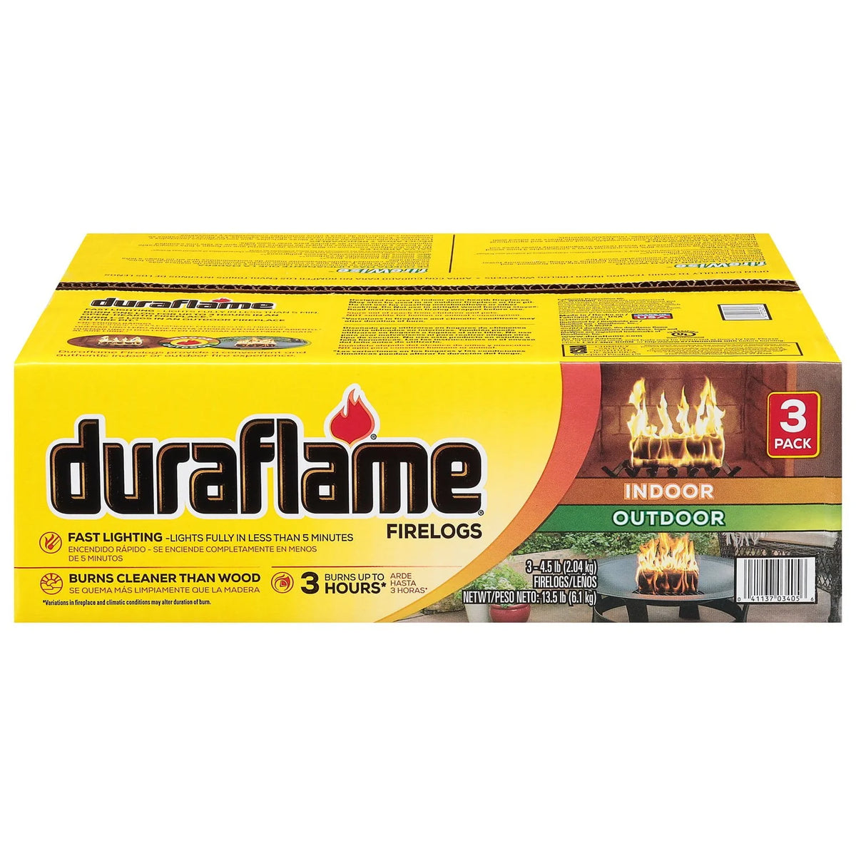 4.5lb Firelog 3 Pack T8988