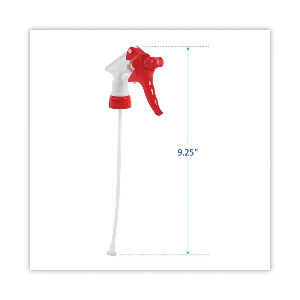 9.25 in. Tube Trigger Sprayer for 32 oz. Bottles - Red/White F1081