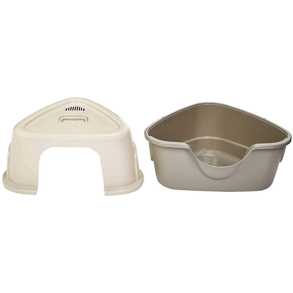 Hooded Corner Cat Litter Box S69724