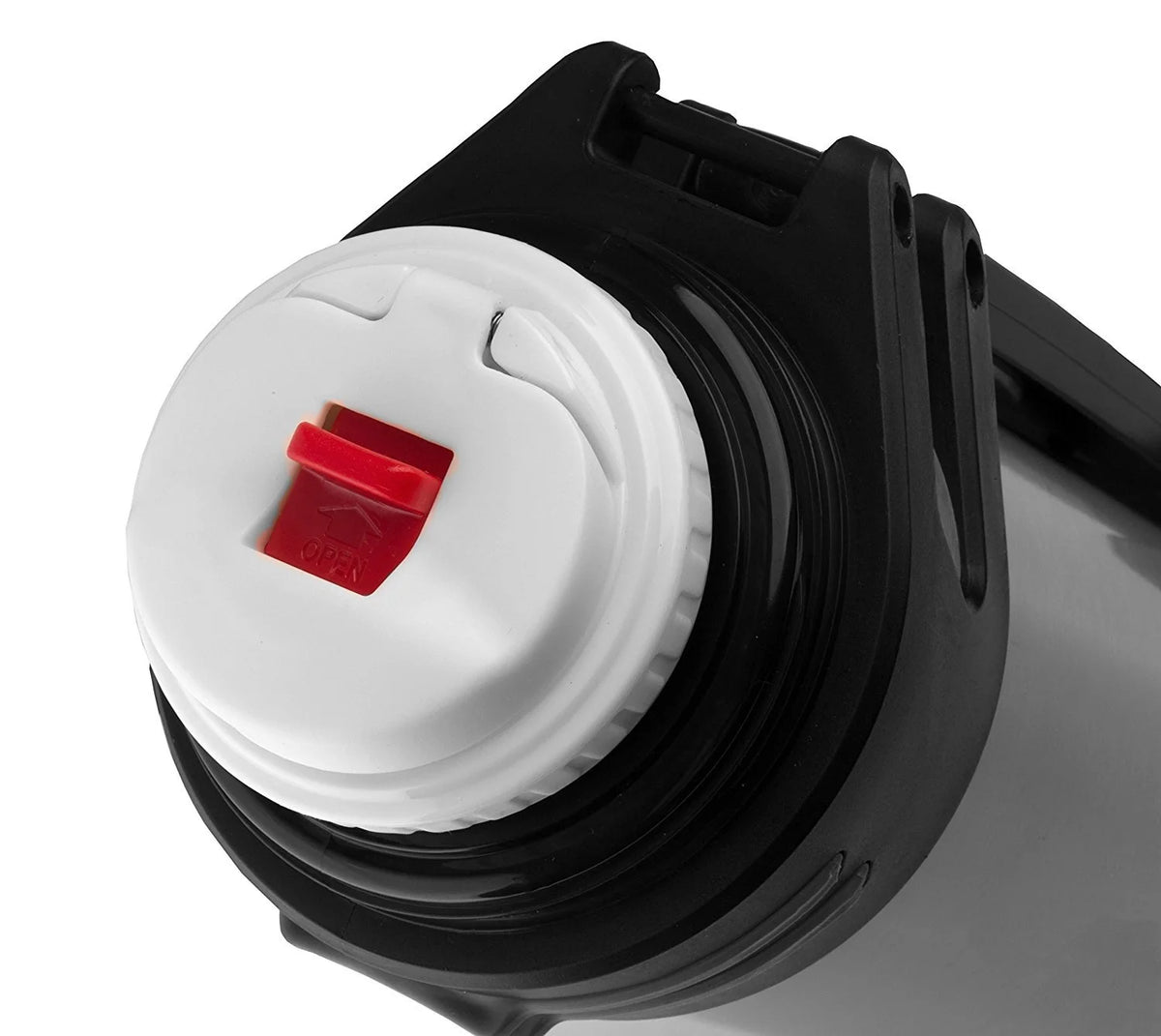 Large Stainless Steel Double Wall Vacuum Insulated Beverage Bottle with Plastic Drinking Mug J662