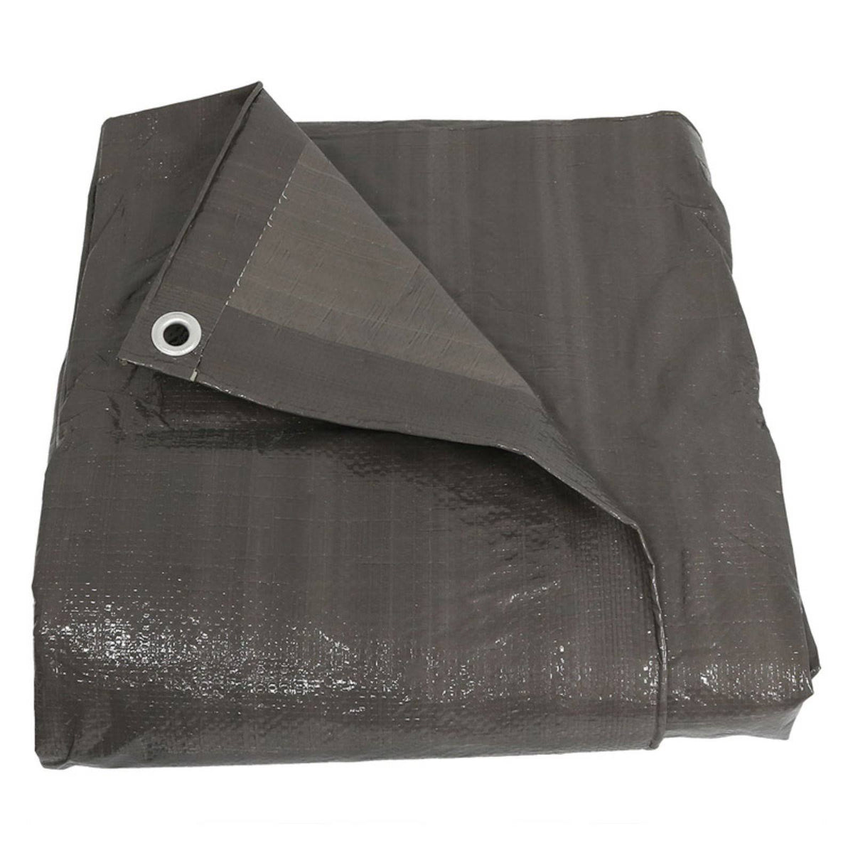 30 x 50 Waterproof Poly Tarp - Dark Gray S688501