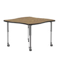 Commercial Laminate Top Desk with Casters 42x42" D601163