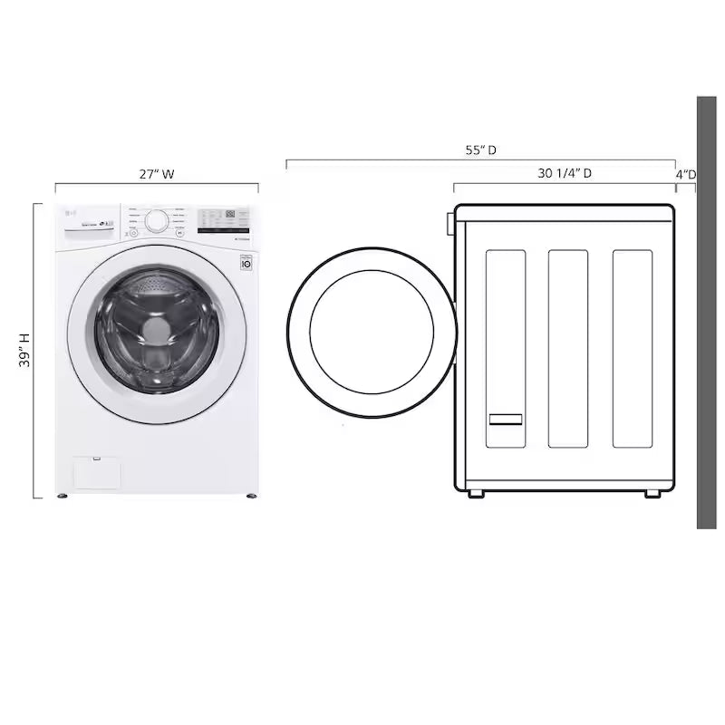 4.5 Cu. Ft. Front Load Washer with Coldwash Technology J558519