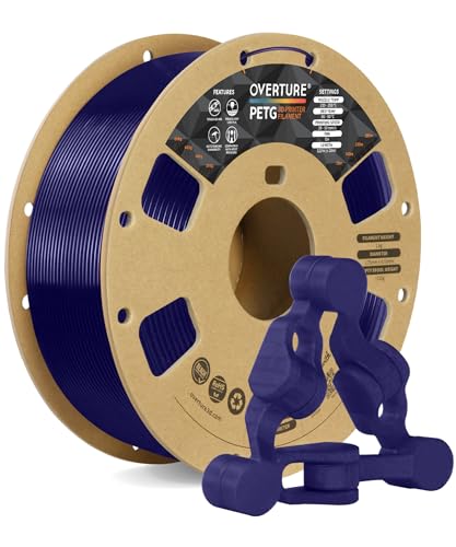 PETG 3D Printer Filament 1.75mm 2kg Spool Black 2-Pack V344666
