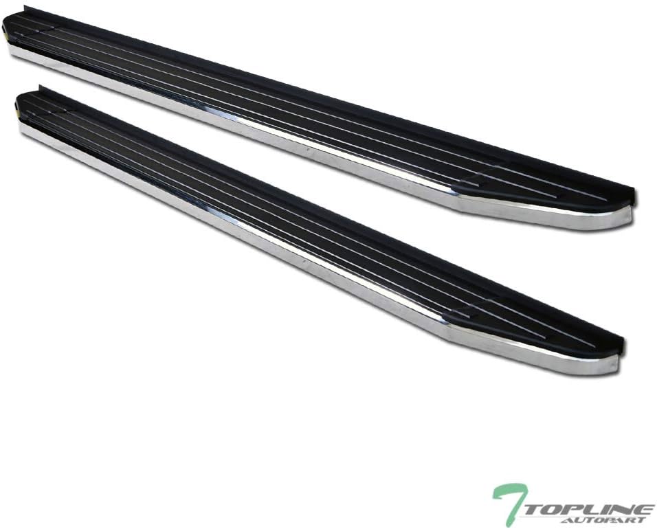 6" Black Aluminum Side Step Rail Running Boards C30353