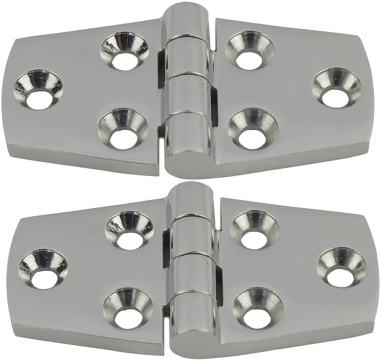 3’’ x 1.5’’ 316 Stainless Steel Marine Grade Door Hinge, Pack of 2 I4013