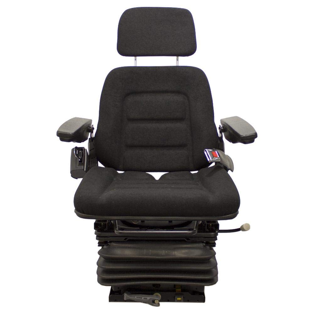 Black Fabric Full Adjustment Seat with Suspension D958924