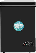 Compact Chest Freezer 4.0 cu ft with Removable Basket F650