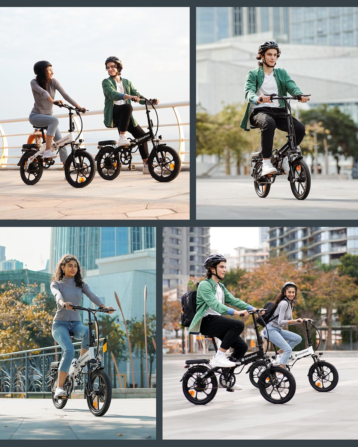 16" Foldable Electric Bike, 500W, 19 MPH, 45 Miles D284498