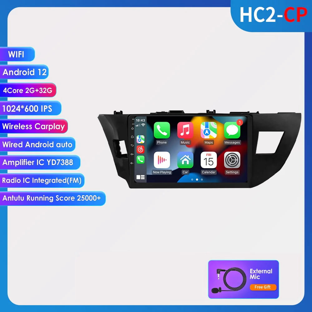 Android 12 Carplay 32GB Car Stereo Radio GPS Navigation E6889